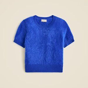J. Crew Women's Blue Brushed Cashmere T-shirt -- size L